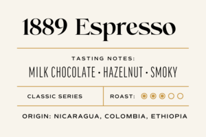 1889 - Classic Espresso Blend (12 oz bag)